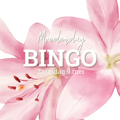 Moederdag Bingo – 9 mei 2026
