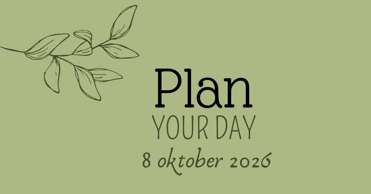 Plan your day dinnershow